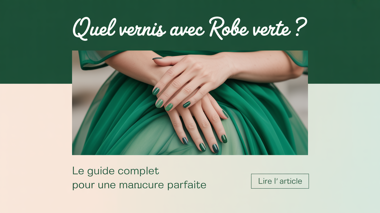 Quel Vernis Avec Robe Verte ? Le Guide Complet pour une Manucure Parfaite
