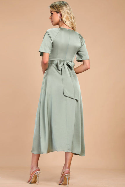 Robe De Cérémonie Vert Amande - gallery 1