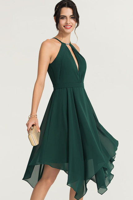 Robe Longue Vert Émeraude Chic - gallery 2