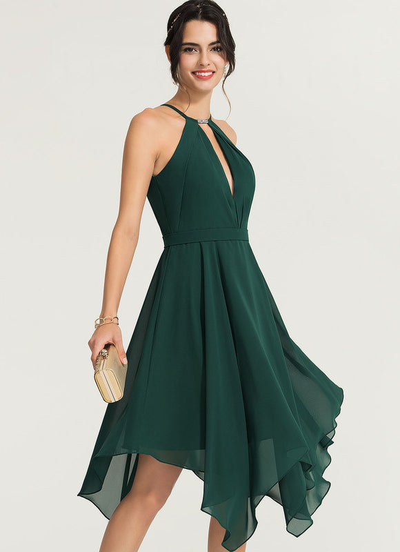 Robe Longue Vert Émeraude Chic - gallery 2