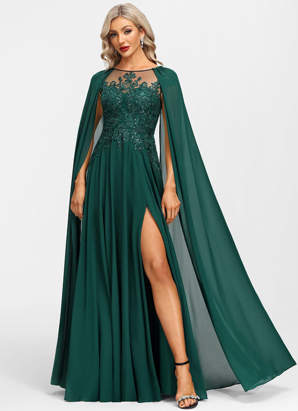 Robe De Soirée Vert Foncé