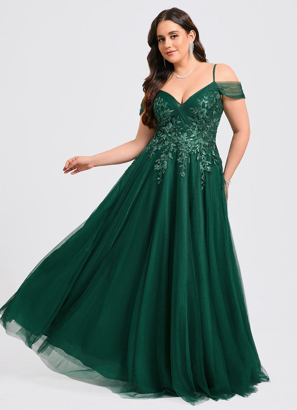 Robe Tulle Verte - gallery 5