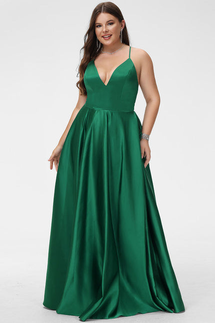 Robe Satinée Élégante À Fente - gallery 5