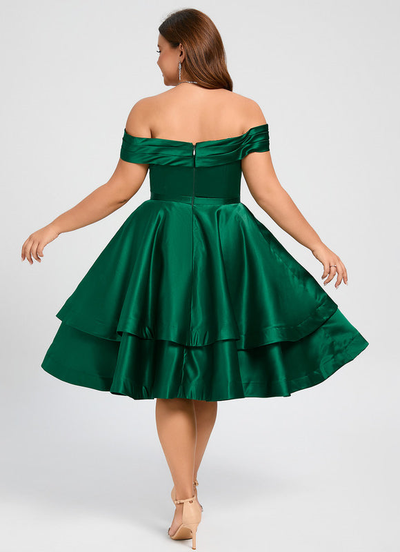 Robe Trapeze Verte - gallery 6