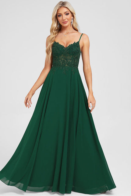 Robe Fendue Verte - gallery 1