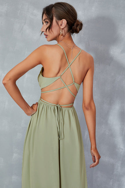 Robe Plissée Vert D'Eau - gallery 5