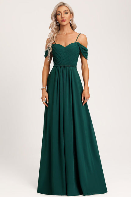 Robe Élégante Décolleté Épaule Ouverte - gallery 6