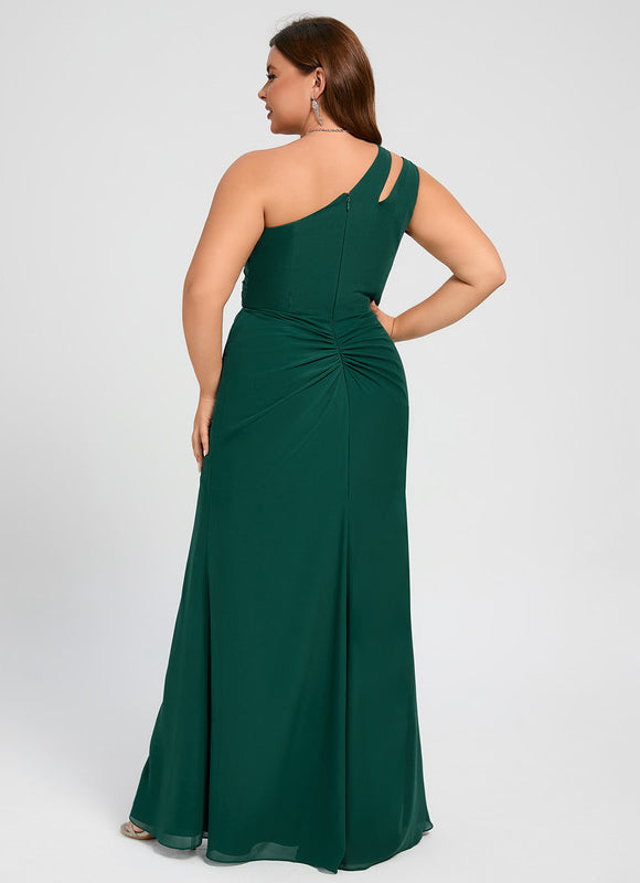 Robe Asymétrique Chic Émeraude Élégante - gallery 9