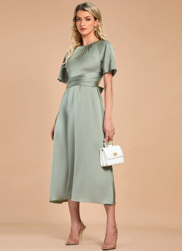 Robe De Cérémonie Vert Amande - gallery 4