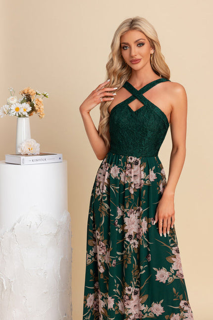 Robe Longue Verte Boheme - gallery 5