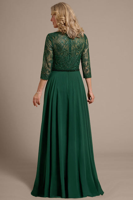 Robe Verte Manches Longues - gallery 5