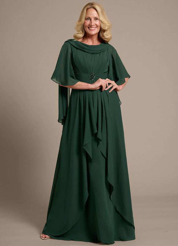 Robe De Mariée Vert Et Blanc - gallery 2