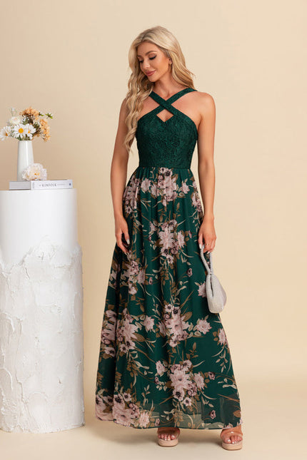Robe Longue Verte Boheme - gallery 4