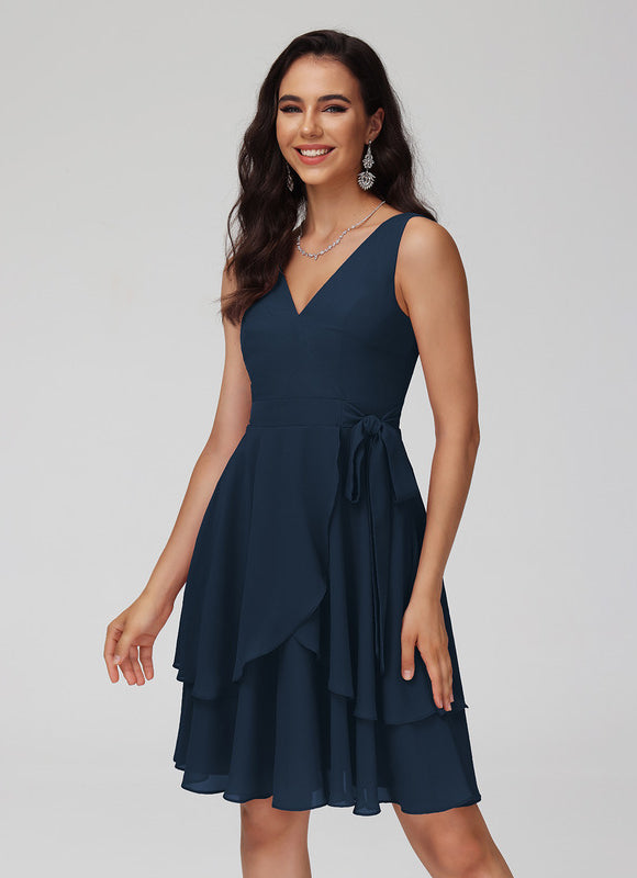 Robe Trapèze Vert Bouteille - gallery 6