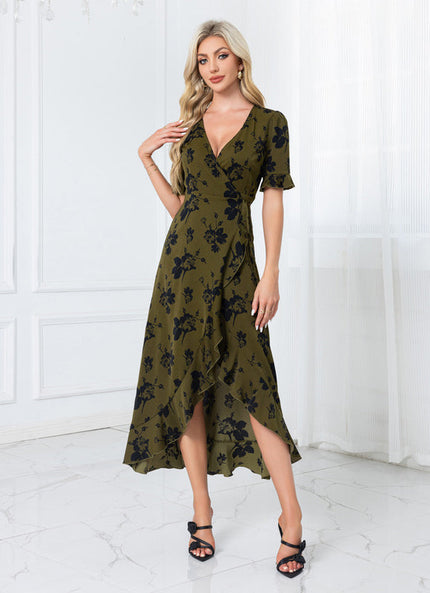 Robe Longue Vert Kaki