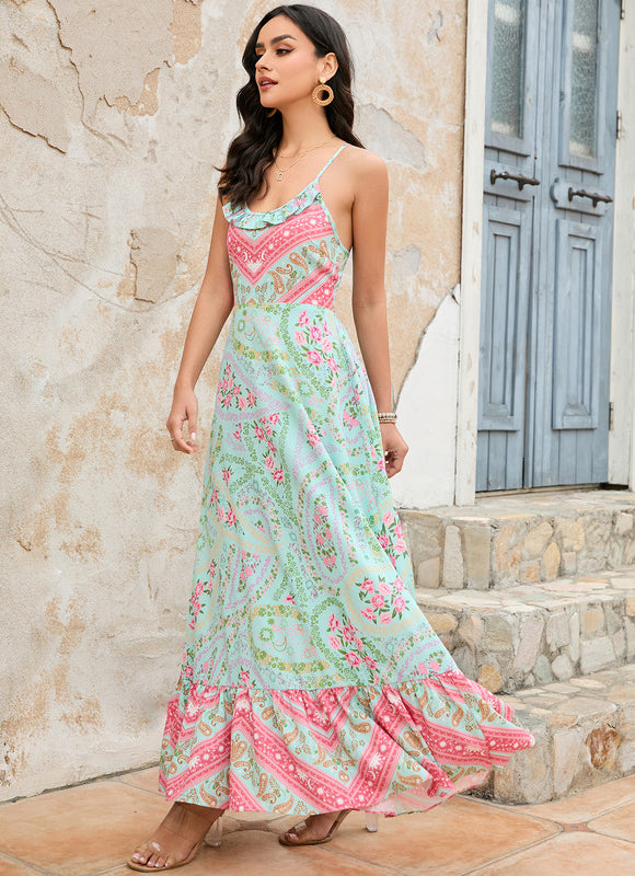 Robe Boheme Vert D'Eau - gallery 2