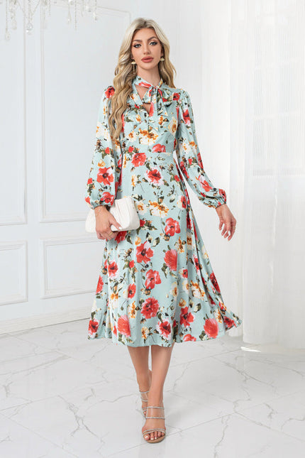 Robe Fleurie Verte Mariage - gallery 4