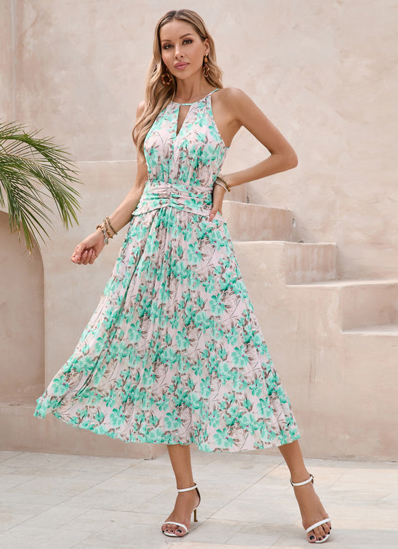Robe Midi Verte - gallery 6