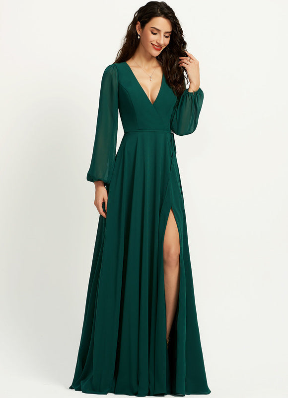 Robe Demoiselle Dhonneur Vert - gallery 4