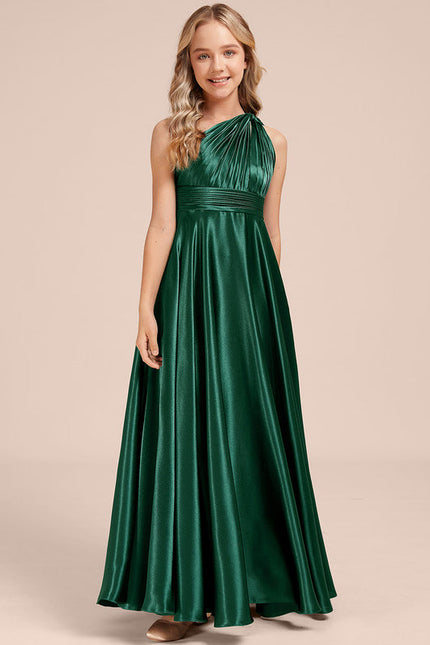Robe Demoiselle D'Honneur Vert Bouteille