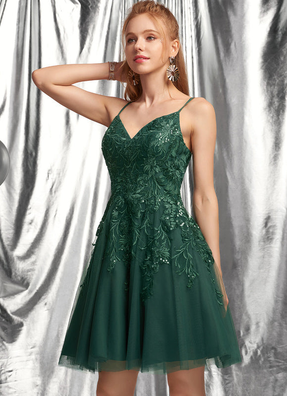 Robe Courte Vert