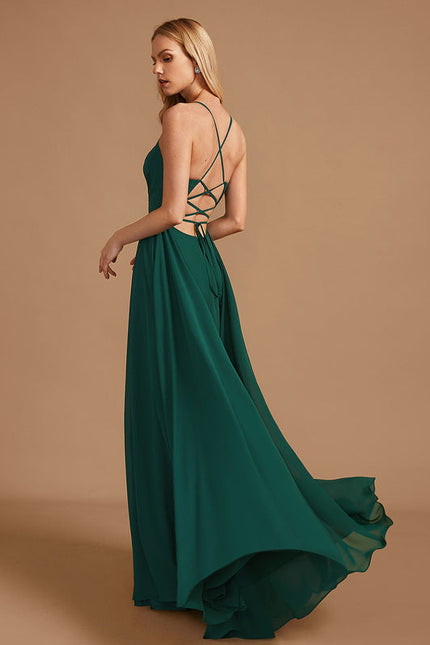 Robe Trapèze Émeraude Chic Fluide - gallery 6