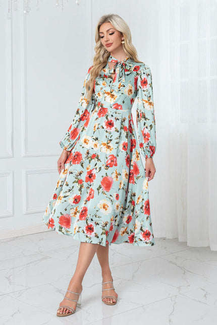 Robe Fleurie Verte Mariage - gallery 2