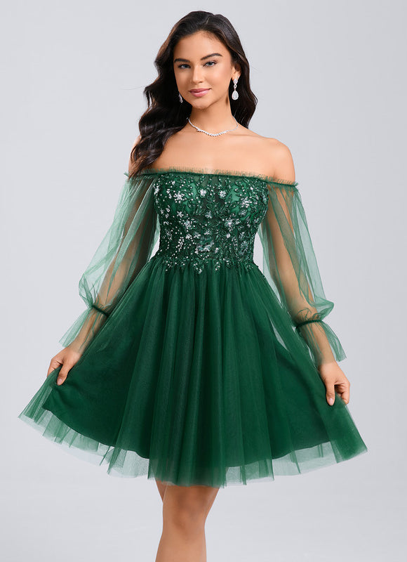 Robe Vert Émeraude Et Or - gallery 1