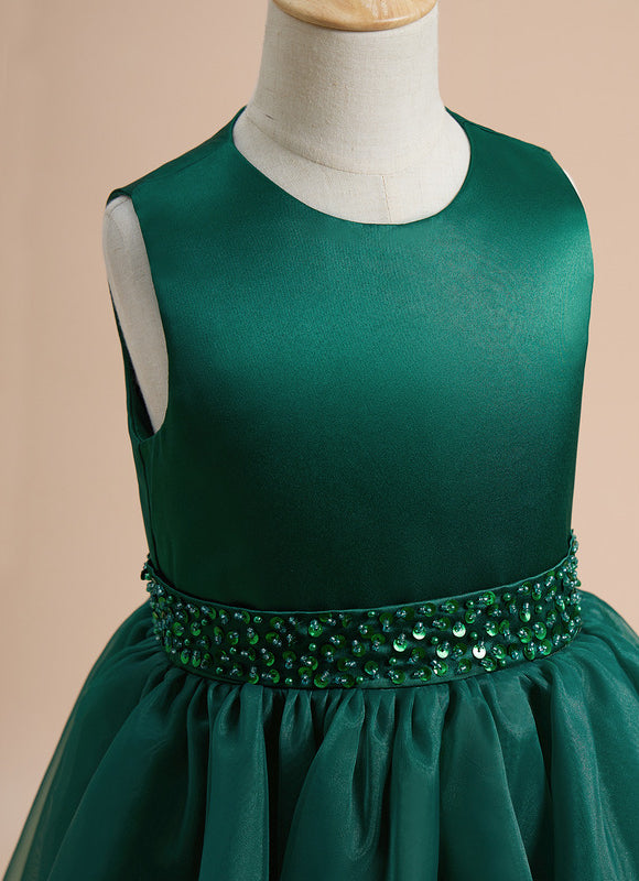 Robe Trapèze Satinée Enfant Chic - gallery 6