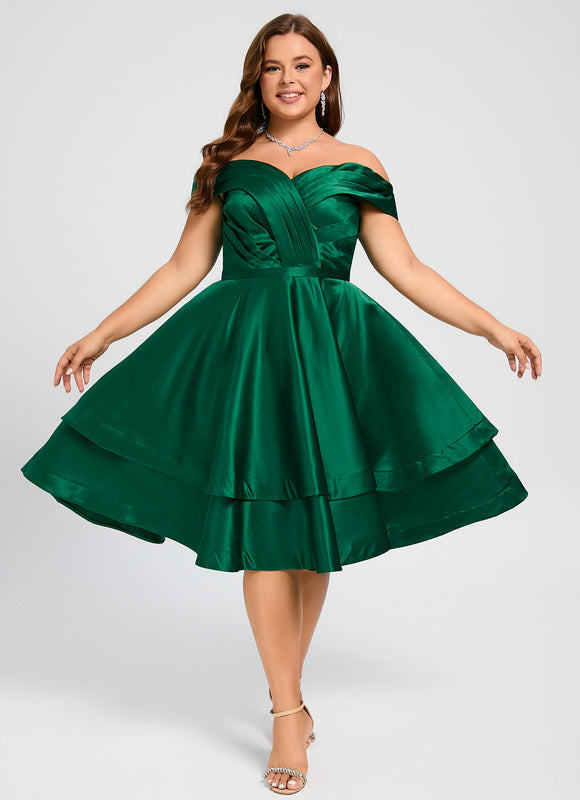 Robe Trapeze Verte - gallery 5