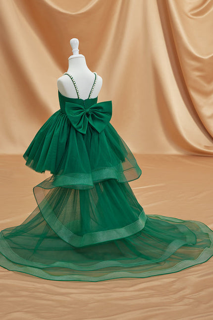 Robe Ceremonie Fille Vert D'Eau - gallery 3