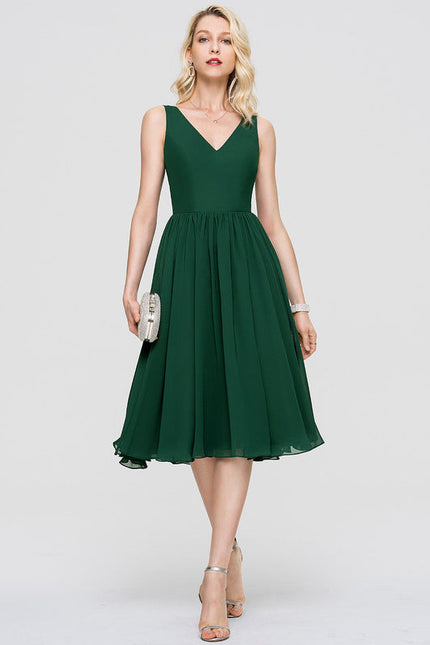 Robe Cocktail Vert Menthe - gallery 7