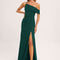 Robe Longue Vert Émeraude Fendue