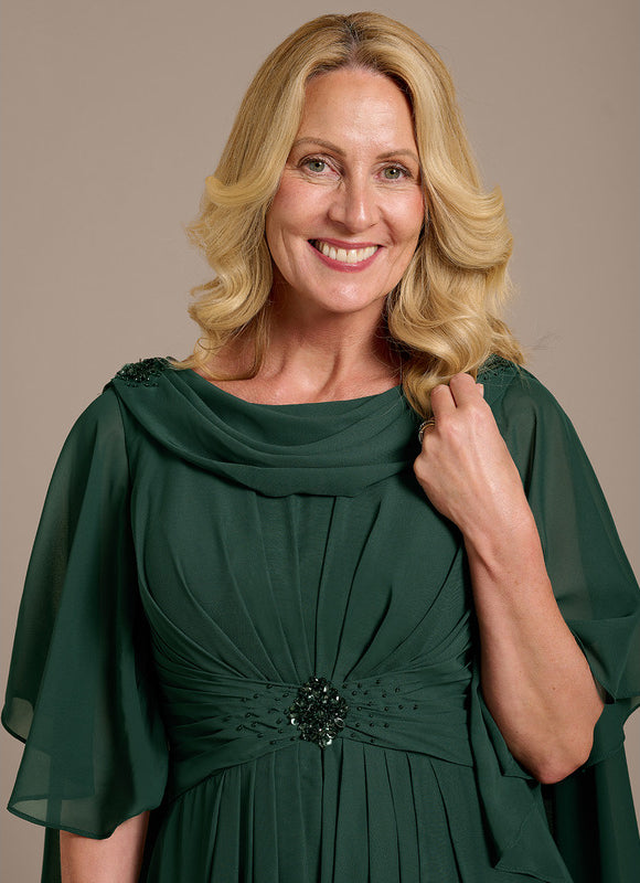 Robe De Mariée Vert Et Blanc - gallery 1