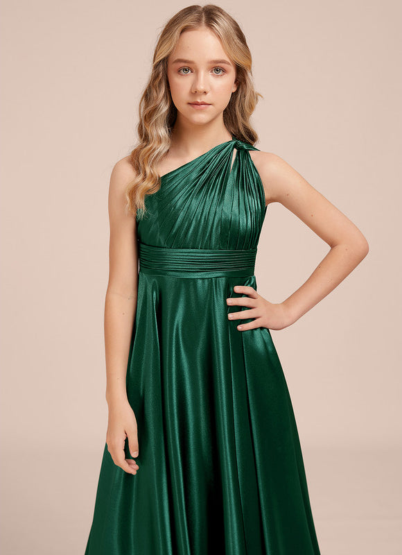 Robe Demoiselle D'Honneur Vert Bouteille - gallery 1