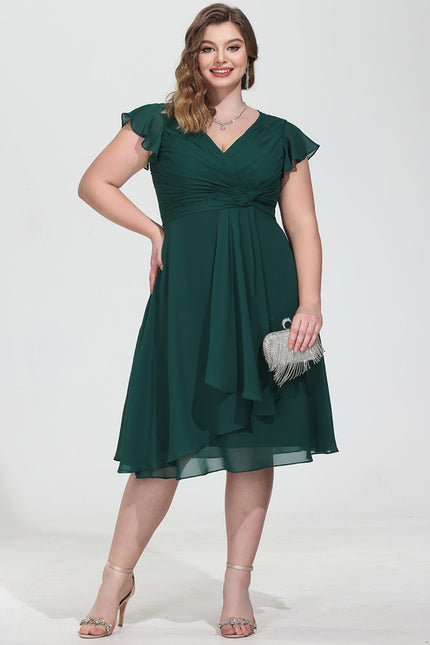 Robe Cocktail Vert Menthe - gallery 7