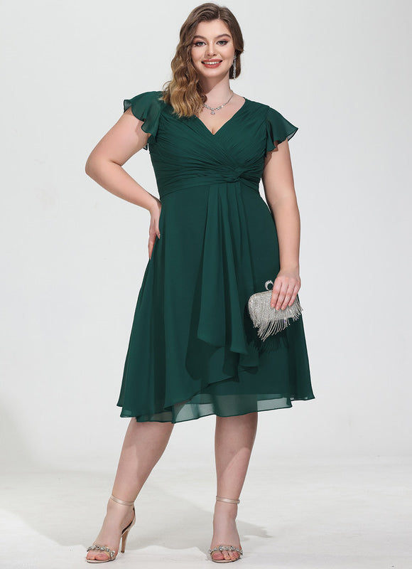 Robe Cocktail Vert Menthe - gallery 7