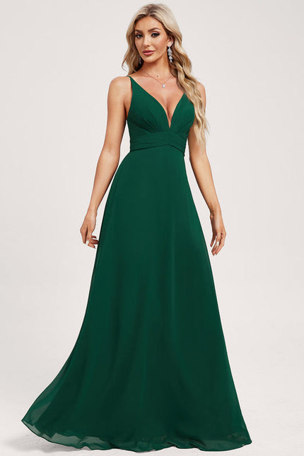 Robe Demoiselle Dhonneur Vert