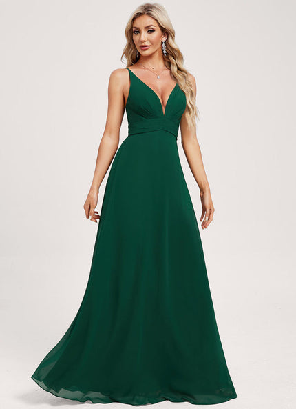 Robe Demoiselle Dhonneur Vert