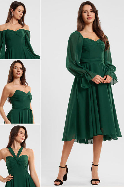 Robe Verte Mariage Invitée
