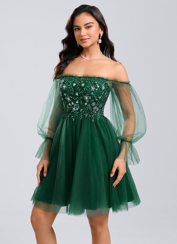Robe Vert Émeraude Et Or - gallery 2