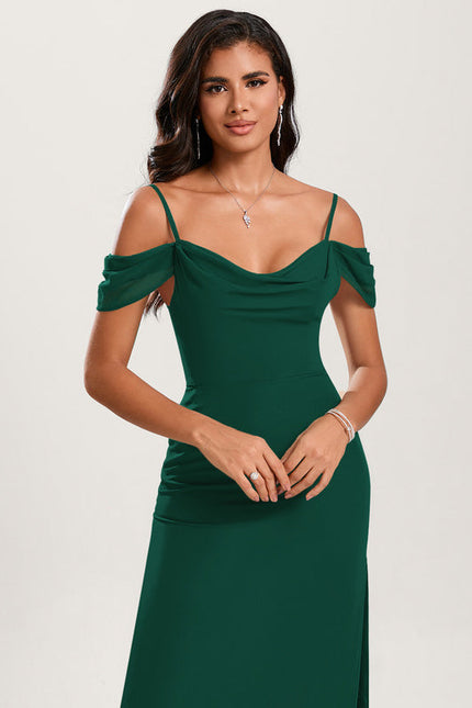 Robe Élégante Décolleté Épaule Ouverte - gallery 3