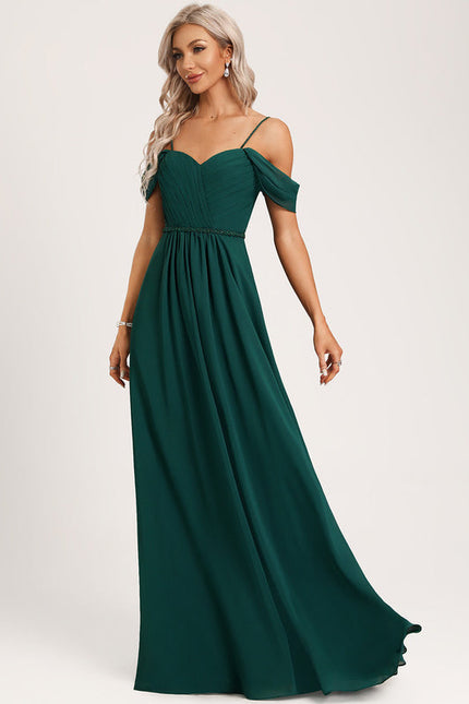 Robe Élégante Décolleté Épaule Ouverte - gallery 2