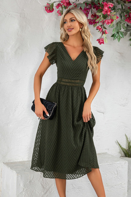 Robe Verte Mousseline - gallery 2