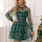 Robe Broderie Anglaise Verte