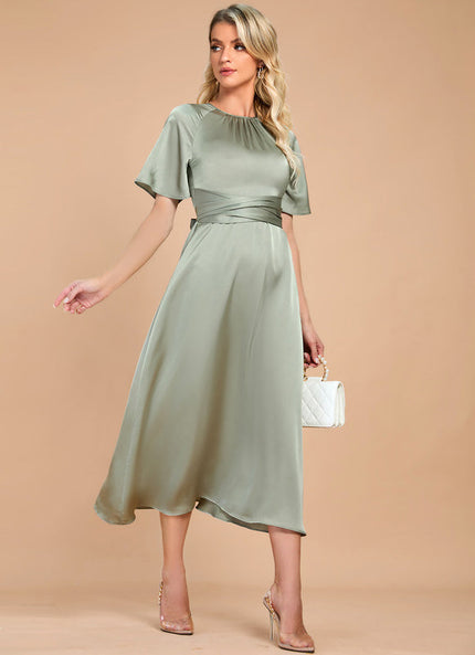 Robe De Cérémonie Vert Amande