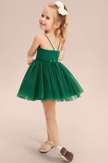 Robe Ceremonie Fille Vert D'Eau - gallery 9