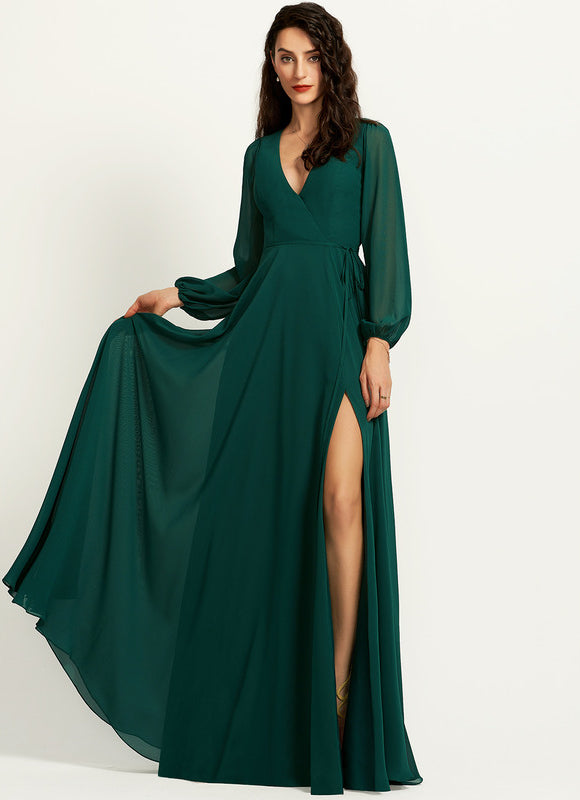 Robe Demoiselle Dhonneur Vert - gallery 3