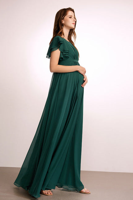 Robe Grossesse Vert - gallery 2