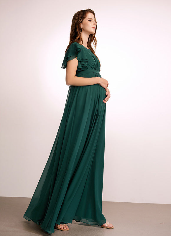 Robe Grossesse Vert - gallery 2